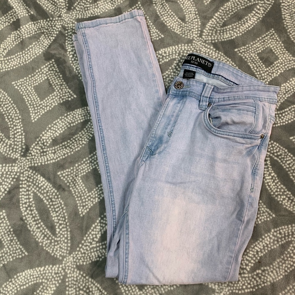 Free planet light pink wash‎ denim jeans